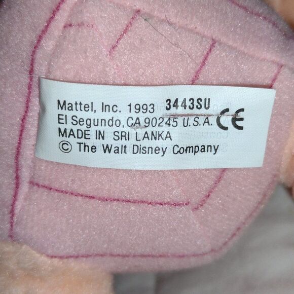 Two 1993 Walt Disney World Winnie the Pooh Plush Characters Tigger and Piglet - Picture 4 of 9